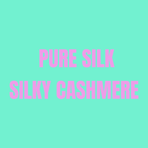 Pure Silk 100g/600m,  Silky Cashmere 100g/400m NSW