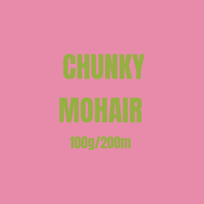 H&aring;ndfarvet Chunky Mohair 