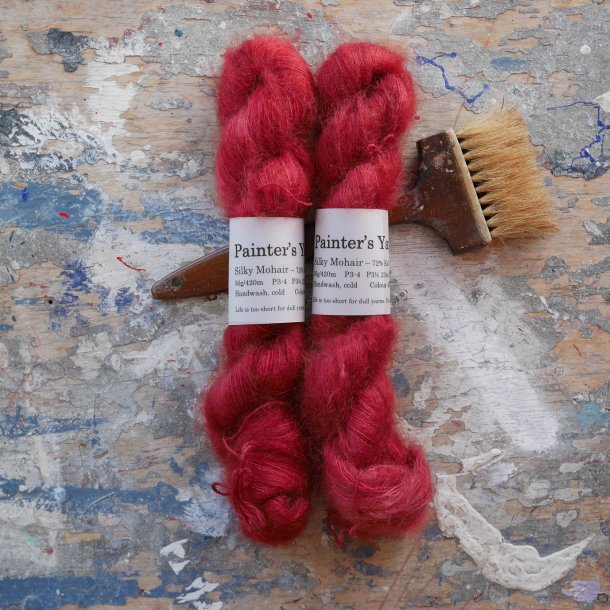 Silky Mohair 'Vintage Red'