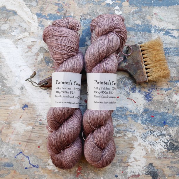 Silky Yak Lace 'Dusty Rose'