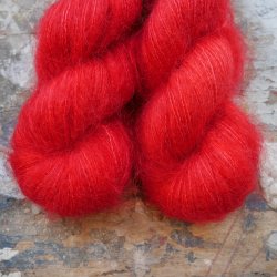 Silky Mohair RMS 'Tomatosplash'