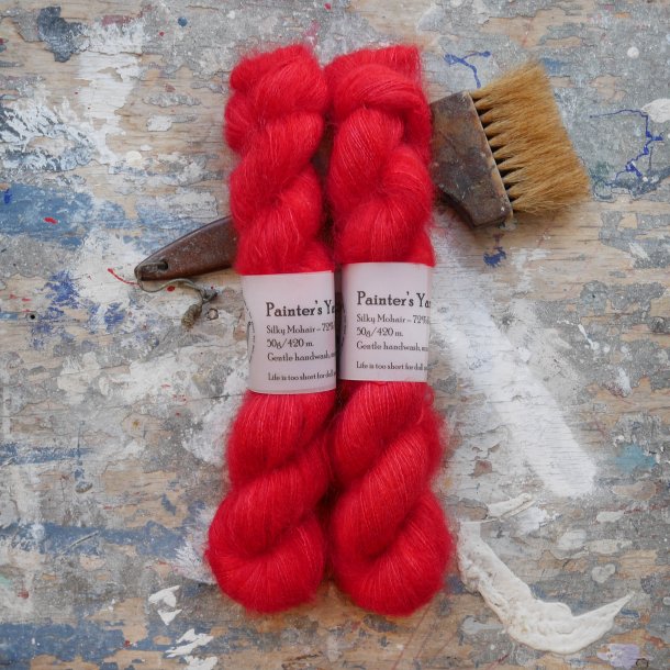 Silky Mohair RMS 'Tomatosplash'