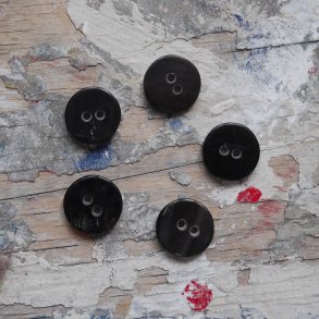 Hornknap hndlavet 15mm mrk