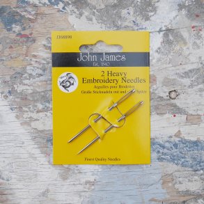 Broderinle Heavy John James 2 stk.