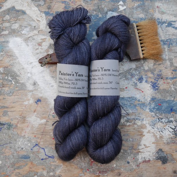 Silky Yak Lace 'Midnight Watch'