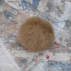 Pelskvast Kanin Sand 60mm