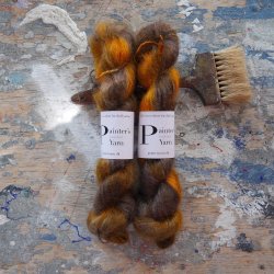 Silky Mohair RMS 'Burning Wood'