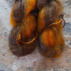 Silky Mohair RMS 'Burning Wood'