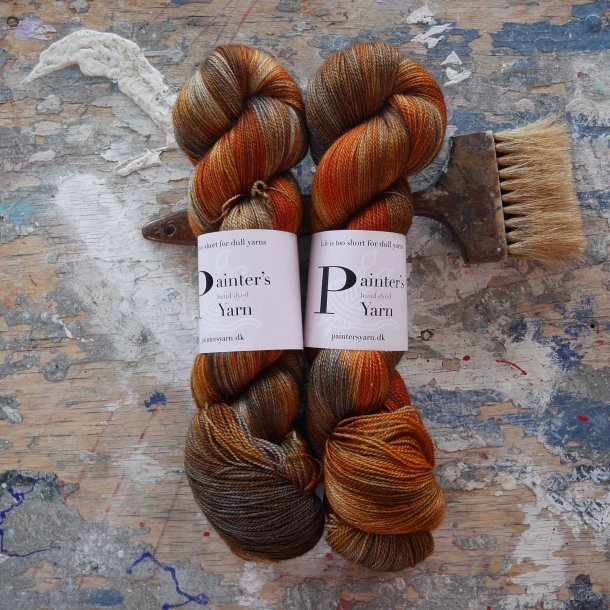 Silky Yak Lace 'Autumn Leaves'