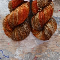 Silky Yak Lace 'Autumn Leaves'