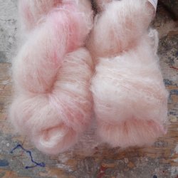 Chunky Mohair 'Strawberry Icecream'