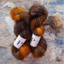Chunky Mohair 'Burning Wood' 