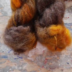 Chunky Mohair 'Burning Wood' 