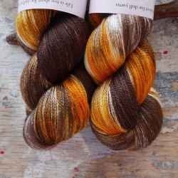 Silky Merino Lace 'Burning Wood'
