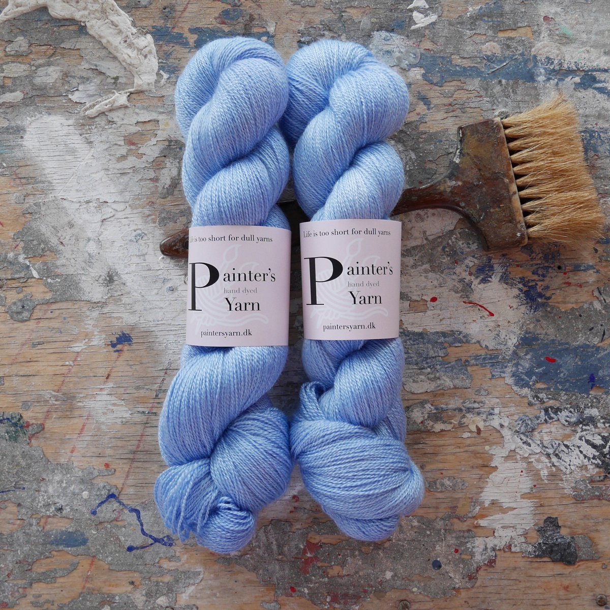 Silky Merino Lace 'Cornflower' De Tynde Painter's Yarn