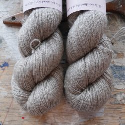 Silky Yak Lace 'Natural Grey' 100g/800m