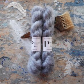 Silky Mohair RMS 'Grey Melange'