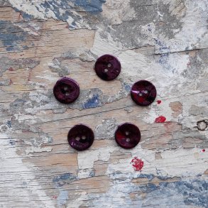 Perlemorsknap lilla 15mm