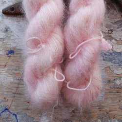 Silky Mohair RMS 'Strawberry Icecream'