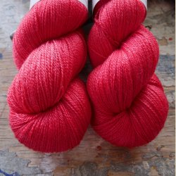 Silky Merino Lace 'Tomatosplash'