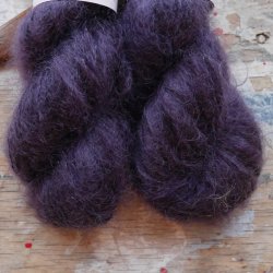 Silky Mohair RMS 'Aubergine'