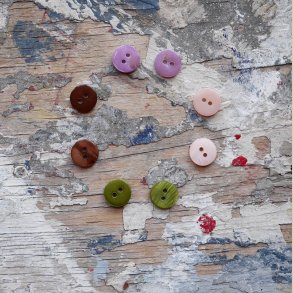 Perlemorsknap indfarvet 11mm