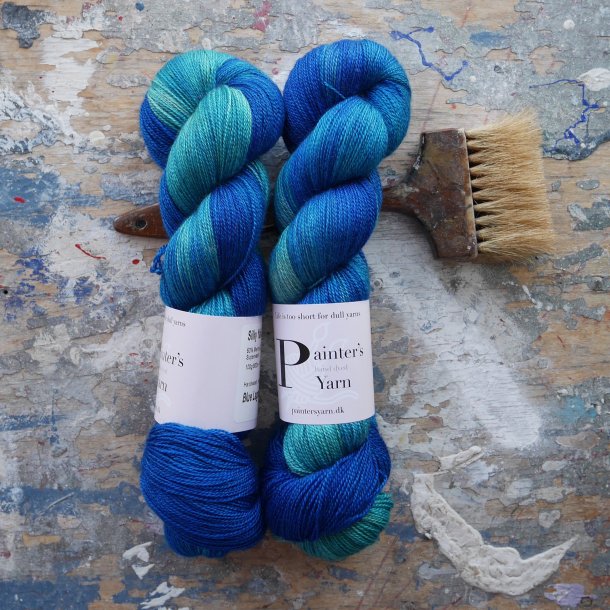 Silky Yak Lace 'Blue Lagoon'