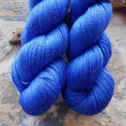 Silky Merino Lace 'Deep Blue'