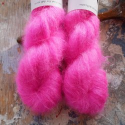 Silky Mohair RMS 'Glowing Pink'