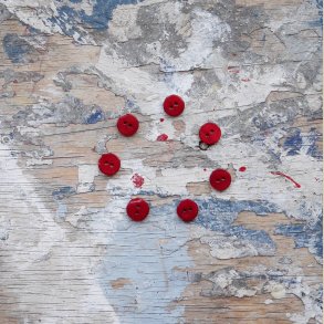 Perlemorsknap indfarvet  12mm