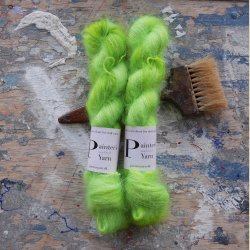 Silky Mohair RMS 'Acid Green'