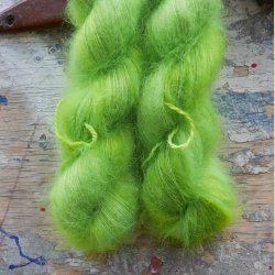 Silky Mohair RMS 'Acid Green'