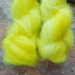 Chunky Mohair 'Citrus on Speed'