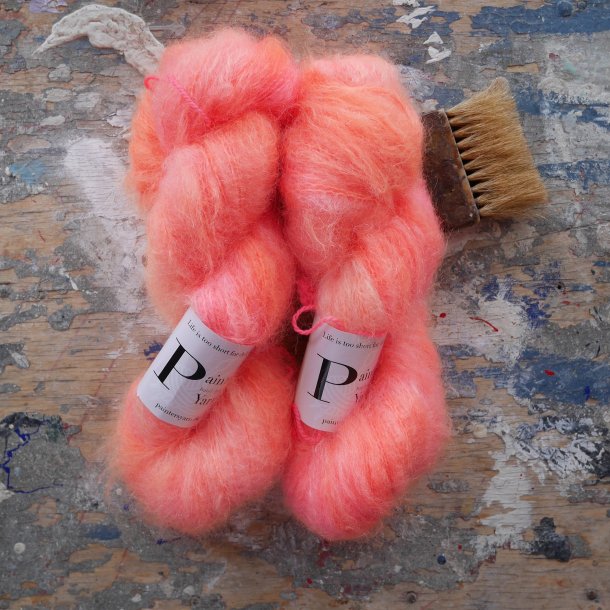 Chunky Mohair 'Baby Coral'