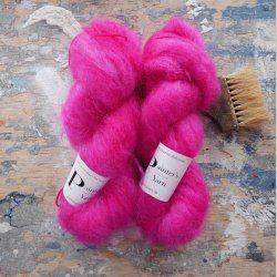 Chunky Mohair 'Pink Sari'