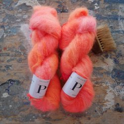 Chunky Mohair 'Coral Reef' 100g/200m