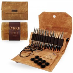 Lykke Needles 5" Rundpindest wirer med drejeled, alle farver