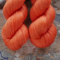 Silky Merino Lace 'Buddhas Orange'