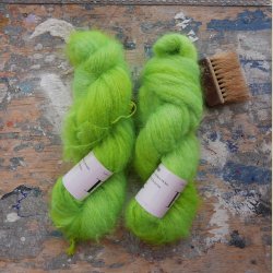 Chunky Mohair  'Acid Green'