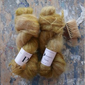 Chunky Mohair 'Dark Mustard'