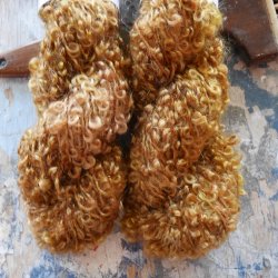 Persianer Mohair 'Dark Mustard'