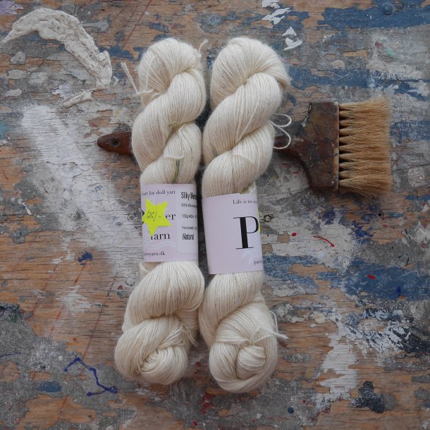 Silky Wensleydale 'Natural' 100g/400m