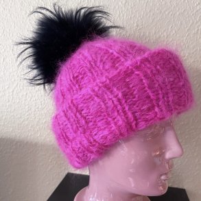 Chubby Ribbed Beanie af uhalala knitWear